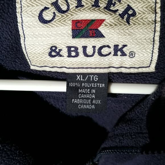 Cutter & Buck long sleeve blue XL sweat shirt made in Canada for cold climates - Picture 4 of 5